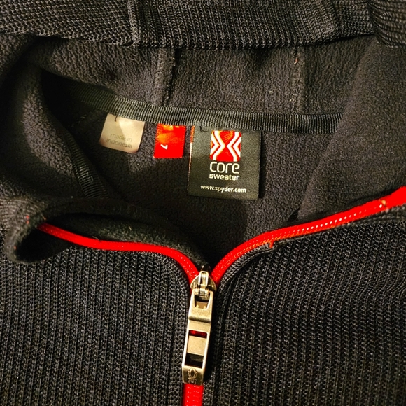 ** 2/$25 ** Spyder Constant Full Zip Hooded Sweater Jacket - Picture 4 of 9